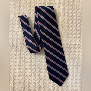 Beau Brummell Soho Tie 100% Silk Handmade Striped‎